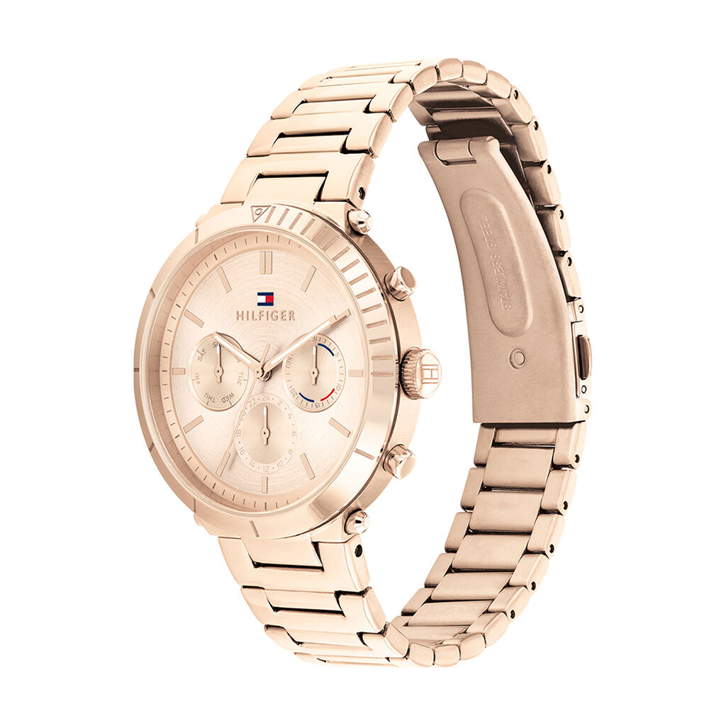 Montre Tommy Hilfiger Emery Doré Rose - Montres Femme | Histoire d’Or
