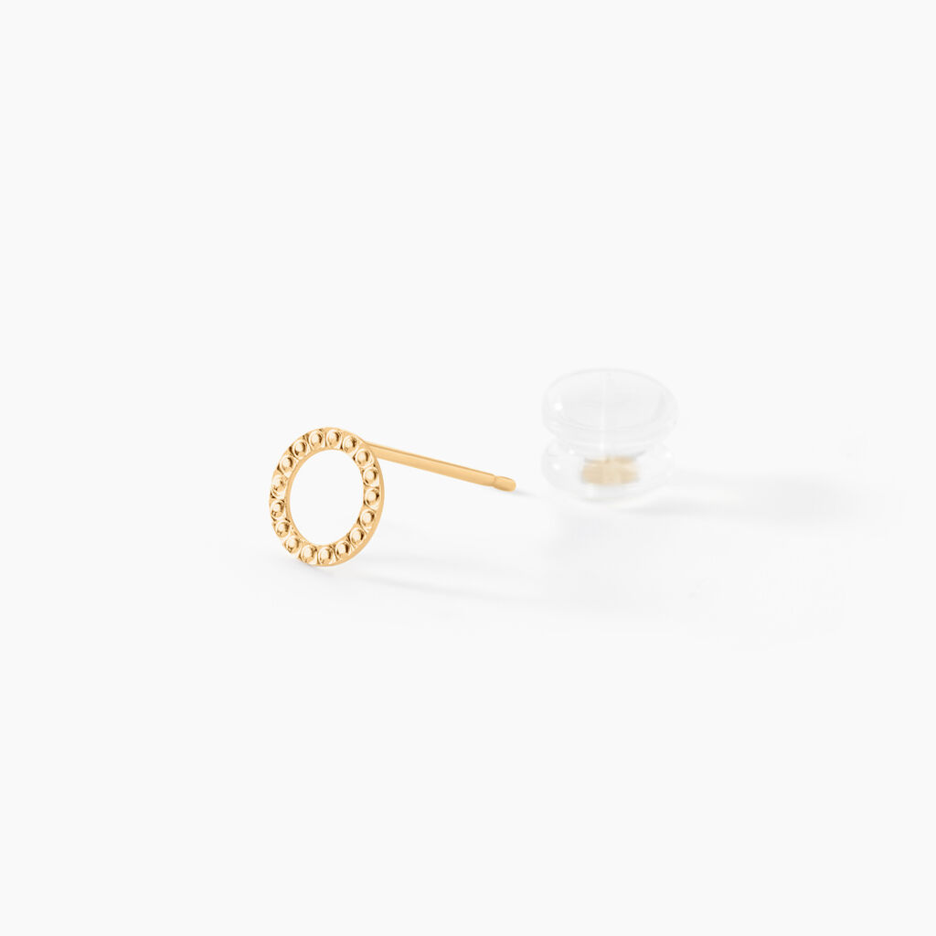 Boucles D'oreilles Puces Cesar Or Jaune - Clous d'oreilles Femme | Histoire d’Or