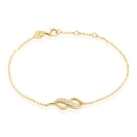 Bracelet Ishaae Plaqué Or Jaune Oxyde De Zirconium - Bracelets fantaisie Femme | Histoire d’Or
