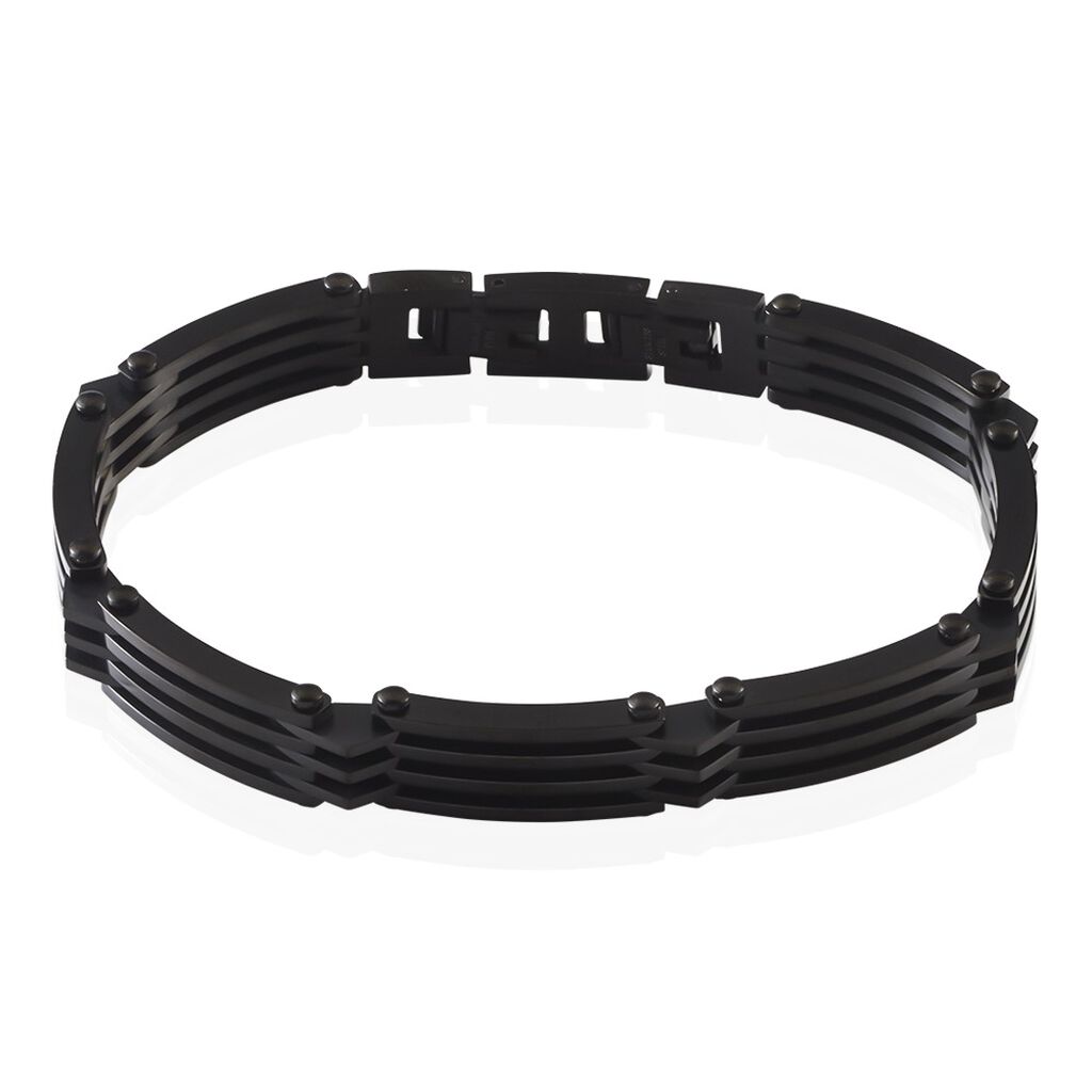 Bracelet Jourdan Homme Rio Acier Noir - Bracelets Homme | Histoire d&rsquo;Or