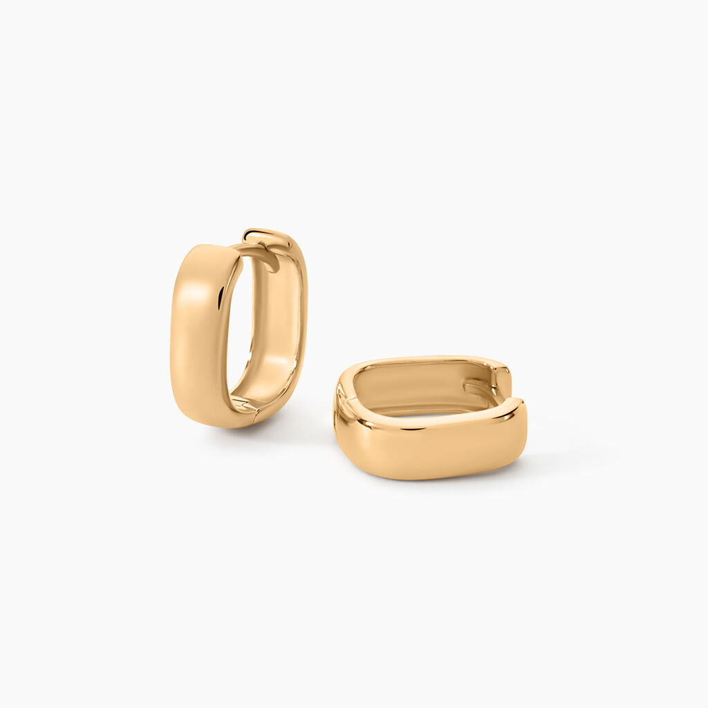 Cr&eacute;oles Juno Plaqu&eacute; Or Jaune - Boucles d'oreilles cr&eacute;oles Femme | Histoire d&rsquo;Or