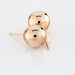 Boucles D'oreilles Puces Fidelia Boule Or Rose - Clous d'oreilles Femme | Histoire d’Or