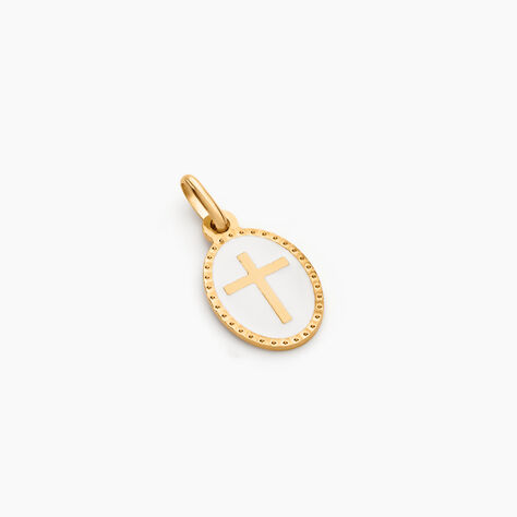 Pendentif Kristaps Or Jaune - Pendentifs Baptême Famille | Histoire d’Or
