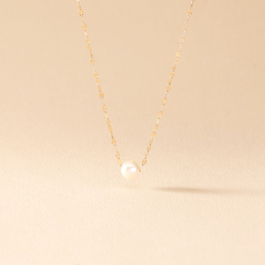 Collier Or Jaune Fliep Perle De Culture - Colliers Femme | Histoire d’Or