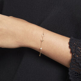 Bracelet Illenia Or Jaune Perle De Culture - Bracelets Femme | Histoire d’Or