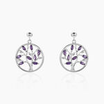 Boucles D'oreilles Pendantes Venka Argent Blanc Oxyde De Zirconium - Boucles d'oreilles fantaisie Femme | Histoire d&rsquo;Or