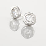 Boucles D'oreilles Pendantes Abha Argent Blanc Oxyde De Zirconium - Boucles d'oreilles fantaisie Femme | Histoire d&rsquo;Or