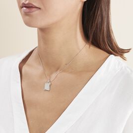 Pendentif Zodiaque Parchemin Argent Blanc - Pendentifs Zodiaque Famille | Histoire d’Or