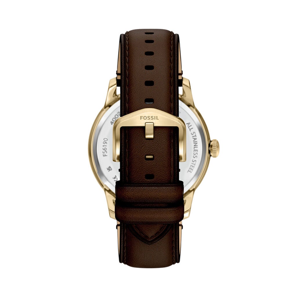 Montre Fossil Bic Tic Tourbillon Gris - F&ecirc;te des p&egrave;res Homme | Histoire d&rsquo;Or