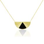 Collier Acier Dore Sunshine - Sautoirs Femme | Histoire d&rsquo;Or