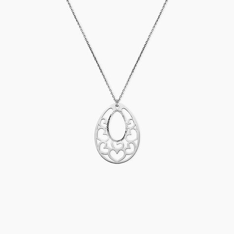 Collier Naoumie Argent Blanc - Colliers fantaisie Femme | Histoire d&rsquo;Or