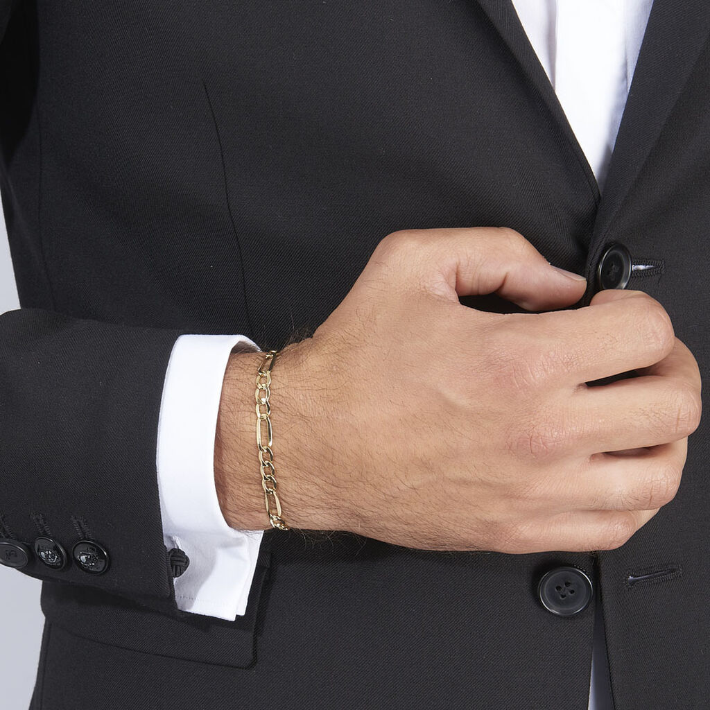 Bracelet Or Jaune Cameo - Bracelets chaîne Homme | Histoire d’Or