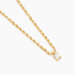 Collier Jerry Or Jaune Oxyde De Zirconium - Colliers Femme | Histoire d&rsquo;Or