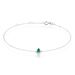Bracelet Juliettina Or Blanc Emeraude Et Diamant - Bracelets Femme | Histoire d’Or