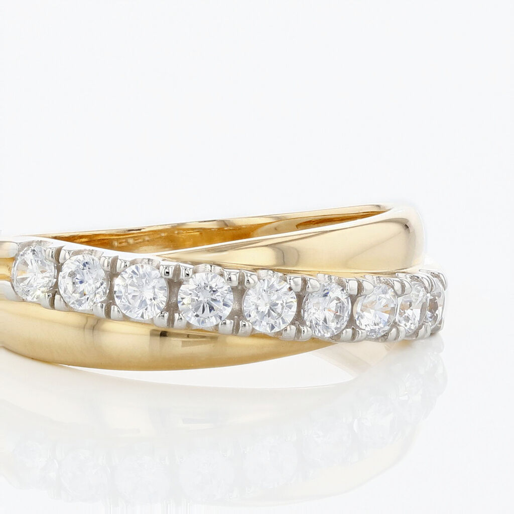 Bague Agostina Or Jaune Oxyde De Zirconium - Bagues avec pierre Femme | Histoire d’Or