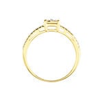 Bague Or Jaune Julia Diamants - Bagues avec pierre Femme | Histoire d&rsquo;Or