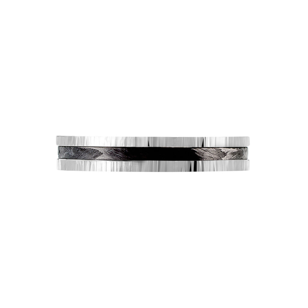 Alliance Navido Ruban Plat Palladium Bicolore - Alliances Homme | Histoire d’Or