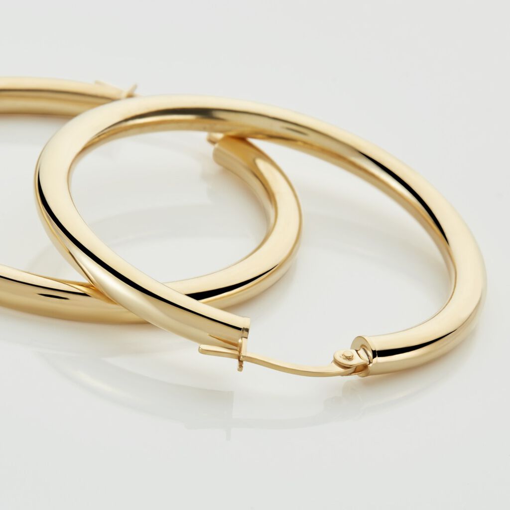 Cr&eacute;oles Ajania Or Jaune - Boucles d'oreilles cr&eacute;oles Femme | Histoire d&rsquo;Or