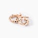Creoles Argent Rose Diane - Boucles d'oreilles créoles Femme | Histoire d’Or