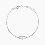 Bracelet Infini Pop Argent Blanc Oxyde De Zirconium - F&ecirc;te des m&egrave;res Femme | Histoire d&rsquo;Or