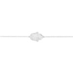 Bracelet Aicha Or Blanc Diamant - Bracelets Femme | Histoire d&rsquo;Or