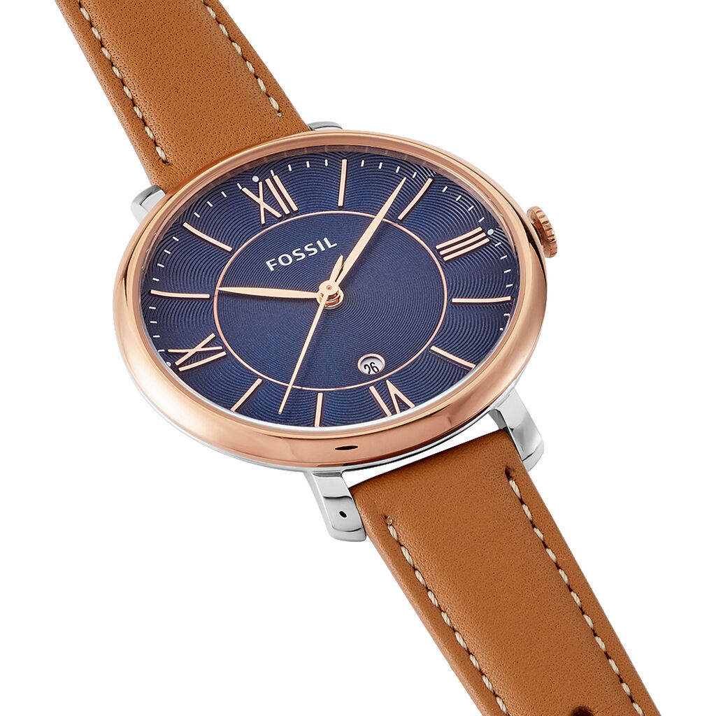 Montre Fossil Jacqueline Bleu - Montres Femme | Histoire d’Or