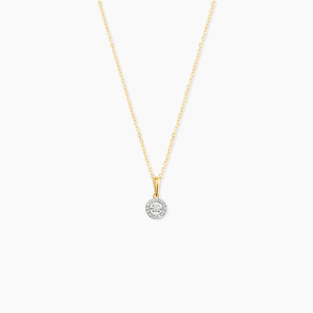 Collier Domitia Or Jaune Diamant - F&ecirc;te des m&egrave;res Femme | Histoire d&rsquo;Or