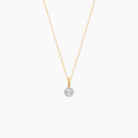 Collier Domitia Or Jaune Diamant - F&ecirc;te des m&egrave;res Femme | Histoire d&rsquo;Or