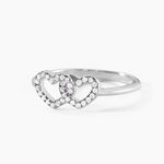 Bague Anne-ael Argent Blanc Oxyde De Zirconium - Bagues avec pierre Femme | Histoire d&rsquo;Or