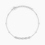 Bracelet Declaration Argent Blanc Oxyde De Zirconium - Bracelets Femme | Histoire d&rsquo;Or