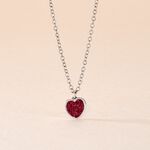 Collier Lara Argent Blanc - Colliers fantaisie Femme | Histoire d&rsquo;Or