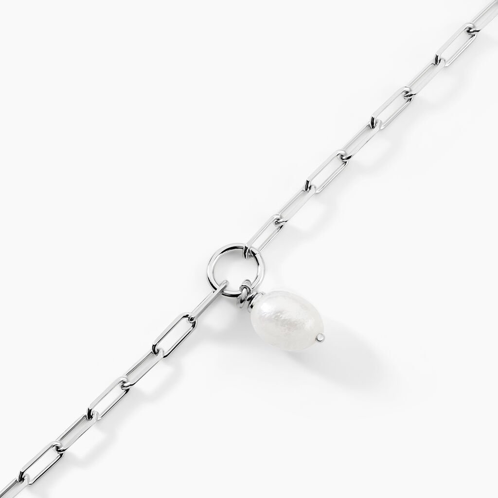 Bracelet Perla Argent Blanc Perle De Culture - Bracelets Femme | Histoire d&rsquo;Or