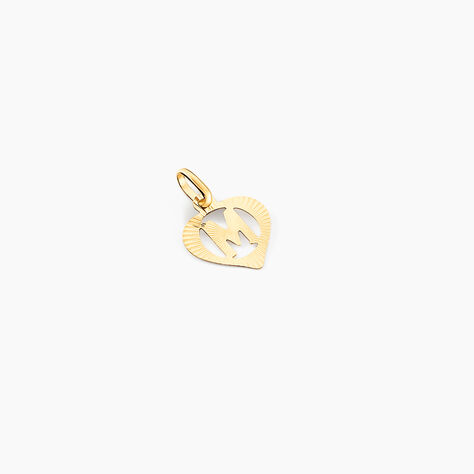 Pendentif Eudocie Coeur Lettre Or Jaune - Pendentifs Femme | Histoire d’Or