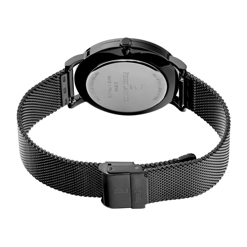 Montre Pierre Lannier Essential Noir - Montres Homme | Histoire d’Or