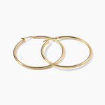 Cr&eacute;oles Verania Argent Dor&eacute; A L'Or 750/1000 - Boucles d'oreilles cr&eacute;oles Femme | Histoire d&rsquo;Or