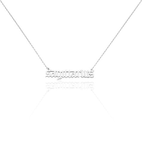 Collier Argent Blanc Astro - Colliers Zodiaque Femme | Histoire d’Or