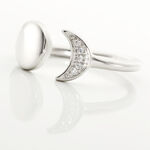 Bague Lyana Argent Blanc Oxyde De Zirconium - Bagues avec pierre Femme | Histoire d&rsquo;Or