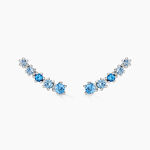 Bijoux D'oreilles Elorine Argent Blanc Oxyde De Zirconium - Boucles d'oreilles fantaisie Femme | Histoire d&rsquo;Or