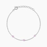 Bracelet Borya Argent Blanc Oxyde De Zirconium - Bracelets Femme | Histoire d&rsquo;Or