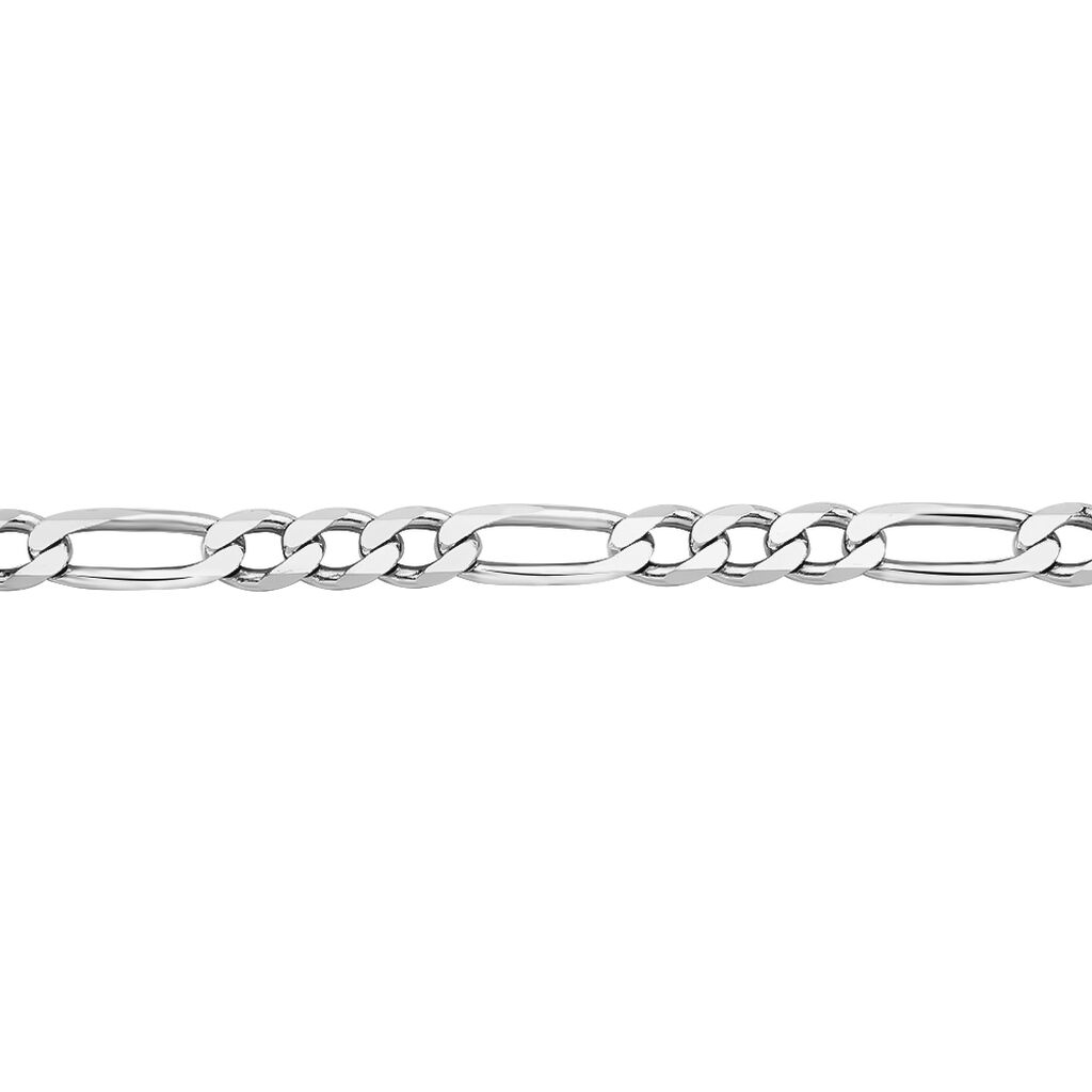 Chaîne Vivian Maille Alternee 1/3 Argent Blanc - Chaines Homme | Histoire d’Or