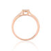 Bague Celia Or Rose Diamant - Bagues avec pierre Femme | Histoire d’Or