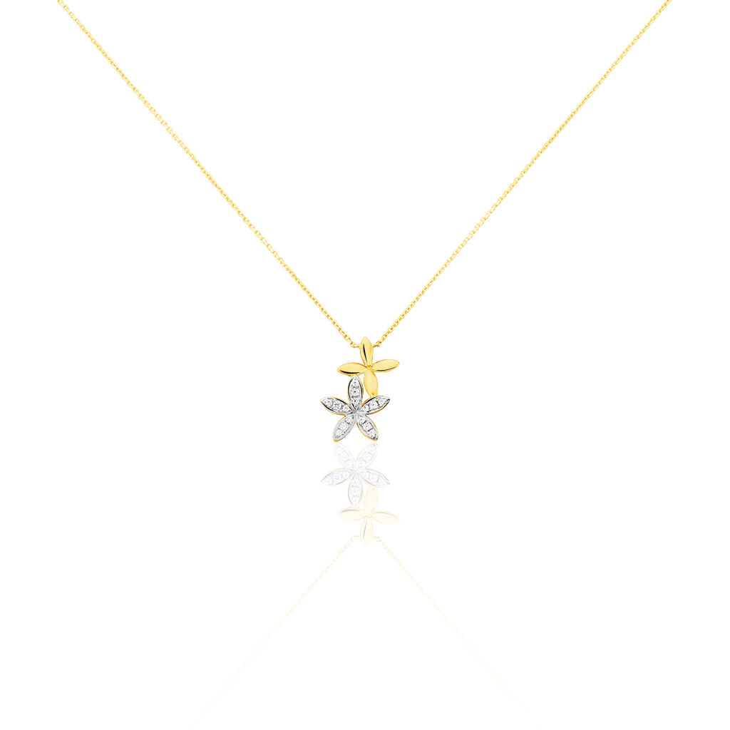 Collier Adelisa Or Jaune Oxyde De Zirconium - Colliers Femme | Histoire d&rsquo;Or