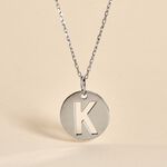 Pendentif Elio K Argent Blanc - Pendentifs Famille | Histoire d&rsquo;Or