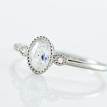 Bague Argent Blanc Afonso Oxyde De Zirconium - Bagues solitaires Femme | Histoire d&rsquo;Or