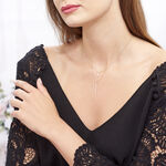 Collier Tea Argent Blanc Oxyde De Zirconium - Colliers doubles et triples cha&icirc;nes Femme | Histoire d&rsquo;Or