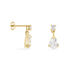 Boucles D'oreilles Pendantes Naellya Plaqué Or Oxyde De Zirconium - Boucles d'oreilles fantaisie Femme | Histoire d’Or