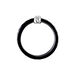 Bague Ceramik Design Argent Blanc Oxyde De Zirconium Et Céramique - Bagues avec pierre Femme | Histoire d’Or