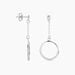 Boucles D'oreilles Pendantes Amma Argent Blanc Oxyde De Zirconium - Boucles d'oreilles fantaisie Femme | Histoire d’Or