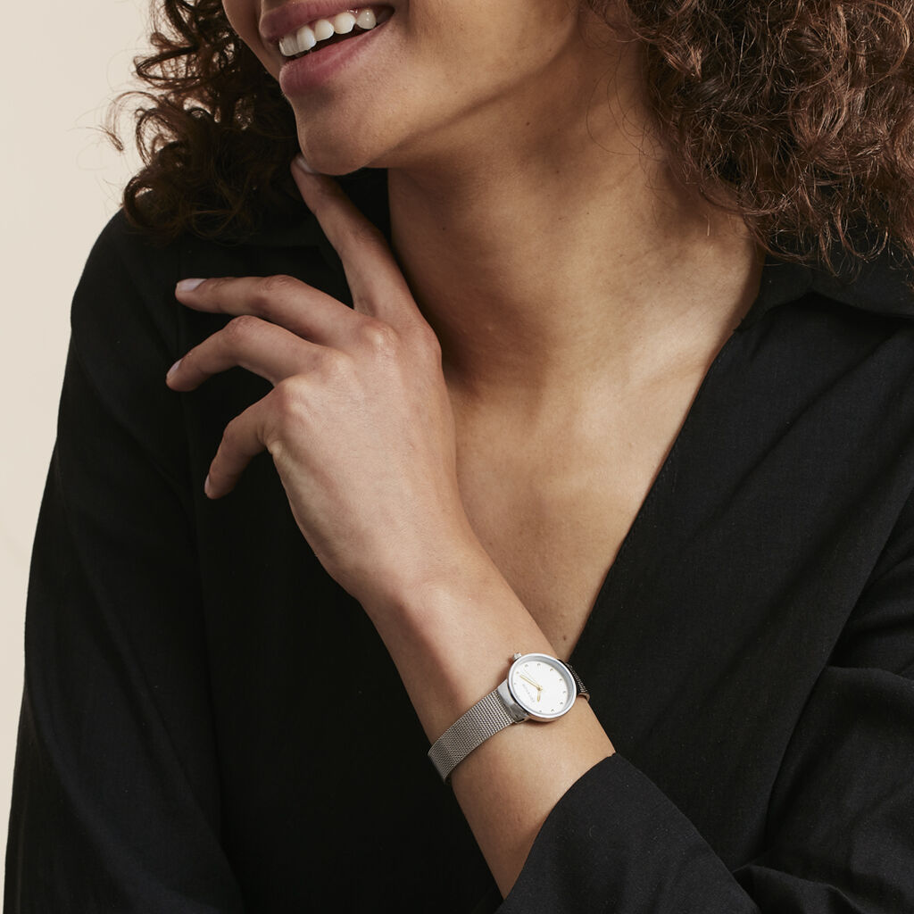 Montre Codhor Fleur Blanc - Montres Femme | Histoire d’Or