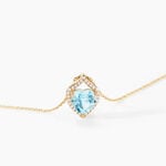 Collier Rosaline Or Jaune Topaze Et Oxyde De Zirconium - F&ecirc;te des m&egrave;res Femme | Histoire d&rsquo;Or